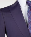 3 pieces Purple Business Suit