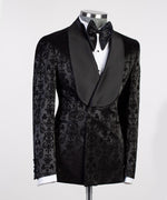 Black Floral Tuxedo