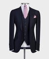 Three pieces Navy Blue Business Suit