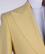 Three pieces Yellow Business Suit