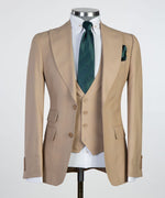 Three pieces Beige business Suit