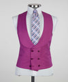 Three pieces Purple Business Suit