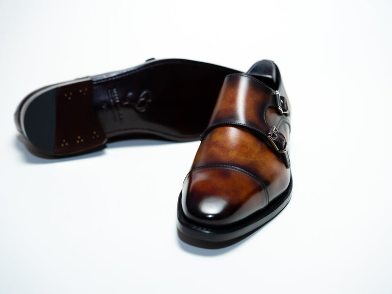 Men’s Fire Patina double monks