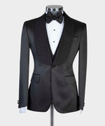 Luxury mens 3 pieces suit