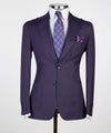 3 pieces Purple Business Suit