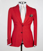 3 pieces Red business suit