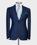 3 pieces Blue navy Suit